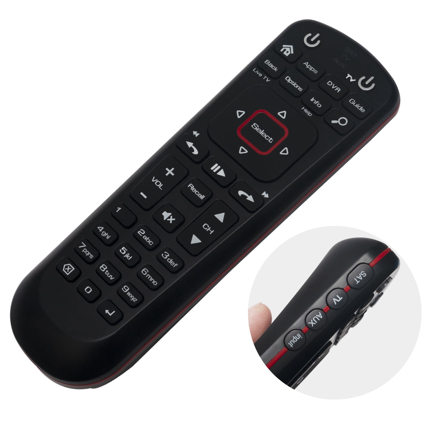 Dishnet Cable Box Remote WINFLIKE Remote Control for Dish Network 52.0 Satellite Receiver, Easy ...