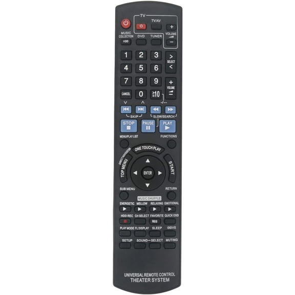 New Replaced Remote N2QAYB000150 compatible with Panasonic Home Theater System SB-HWX7 SC-PTX7 SB-FCX9 SA-PTX7