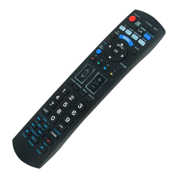 New Replaced Remote N2QAYB000294 compatible with Panasonic Plasma TV TH-50PZ80 TH42PZ80Q TH-42PZ80 TH-42PZ80Q TH-50PZ80Q TH50PZ80Q TH50PZ80