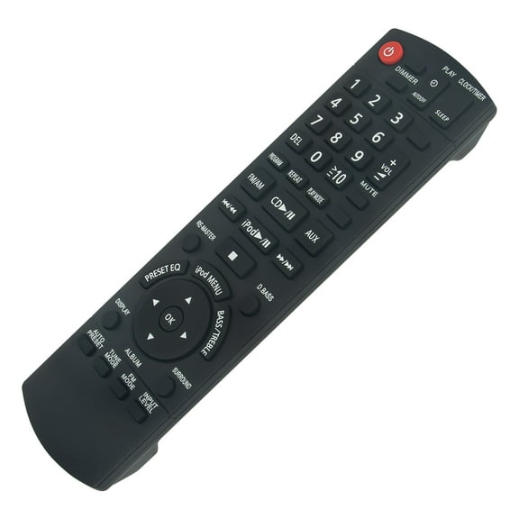New Replaced Remote N2QAYB000394 compatible with Panasonic Compact Stereo Speaker System SC-HC3 SA-HC3 SC HC3 SA HC3 SCHC3 SAHC3 SC-HC30 SC HC30 SCHC30