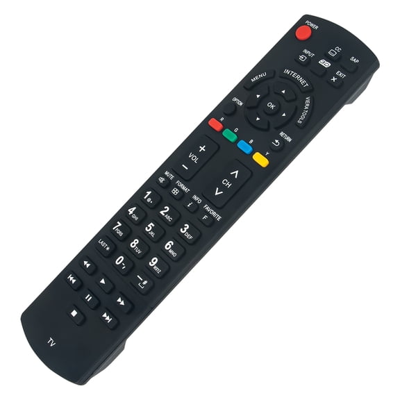 New Replaced Remote N2QAYB000704 compatible with Panasonic TV TC-P55UT50 TC-P42XT50 TC-P50UT50 TC-P42UT50 TC-P00UT50 VC-P55UT50 TCP50XT50 TCP60UT50 TCP55UT50 TCP42XT50 TCP50UT50 TCP42UT50 TCP00UT50