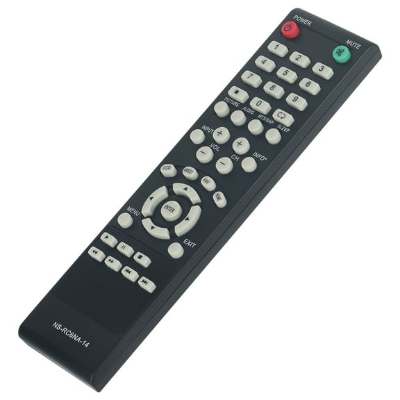 New Replaced Remote NS-RC6NA-14 compatible with INSIGNIA TV NS-24E40SNA14 NS-32D20SNA14