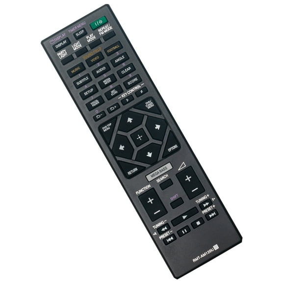 New Replaced Remote RMT-AM120U compatible with Compact Stereo System SS-GT3DB HCDGT3D MHCGT3D MHCV7D SHAKEX1D SHAKEX3D SHAKEX7D HCDSHAKEX1 HCDSHAKEX3 HCD-SHAKEX7 HCD-GT3D MHC-GT3D MHC-V7D