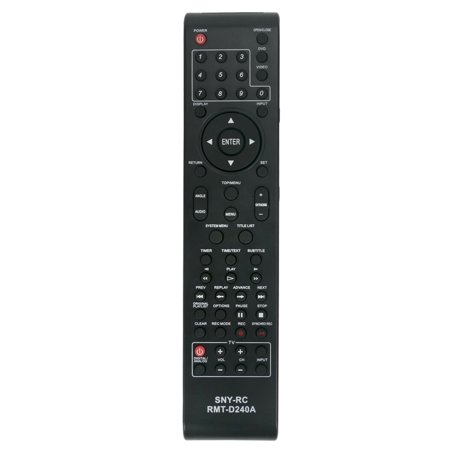New Replaced Remote RMT-D240A For Sony RDR-VX525 RDR-VX555 RDR-VXD655 SDR-VX525