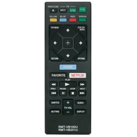 New Replaced Remote for Sony Blu-ray BDP-BX550 BDP-BX650 BDP-S4500 BDP-S6500