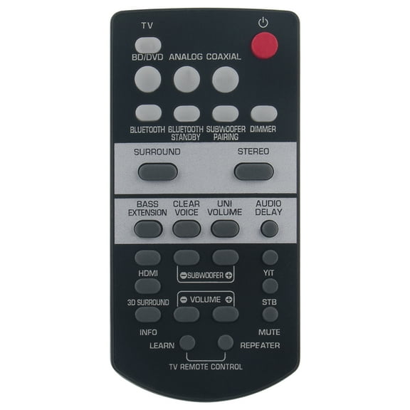 New Replaced remote control for Yamaha YAS-107 YAS-108 YAS 1080 YAS-207