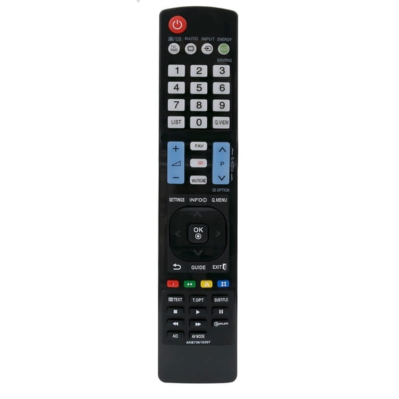 New Replacement AKB73615307 Remote Control Compatible with LG 42LM3400-ZA 42LM340S-ZA 42LM340T-ZA 32LM611T-ZA 37LM611S-ZA 37LM611T-ZA 42LM585S-ZD TV