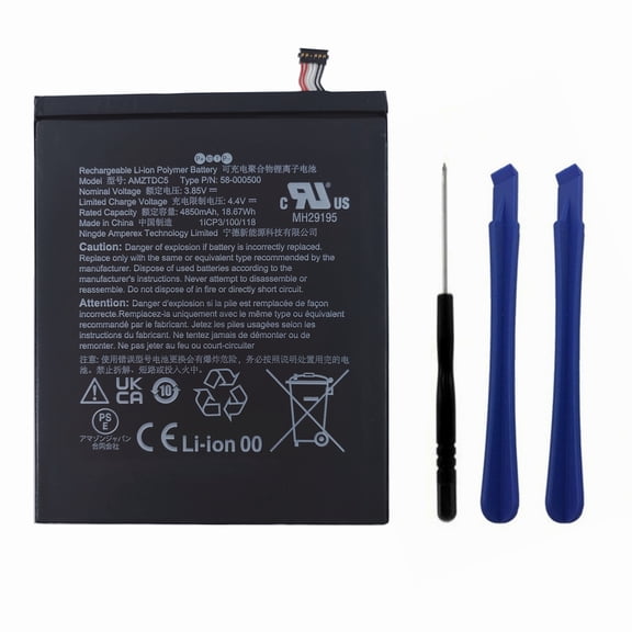 New Replacement Battery For Amazon Fire HD 8 12th Gen -Release Year 2022 , Model R2SP8T R24SB8 Tablet