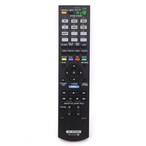 New Replacement For RM-AAU072 AV System Home Theater Remote Control HT-CT15
