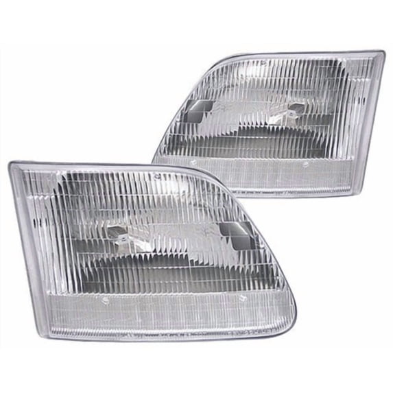 New Replacement Headlight Assembly PAIR / FOR FORD F-150 TRUCK & EXPEDITION