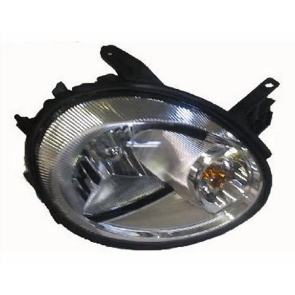 New Replacement Headlight With Clear Edge RH / FOR 2003-05 DODGE & PLYMOUTH NEON