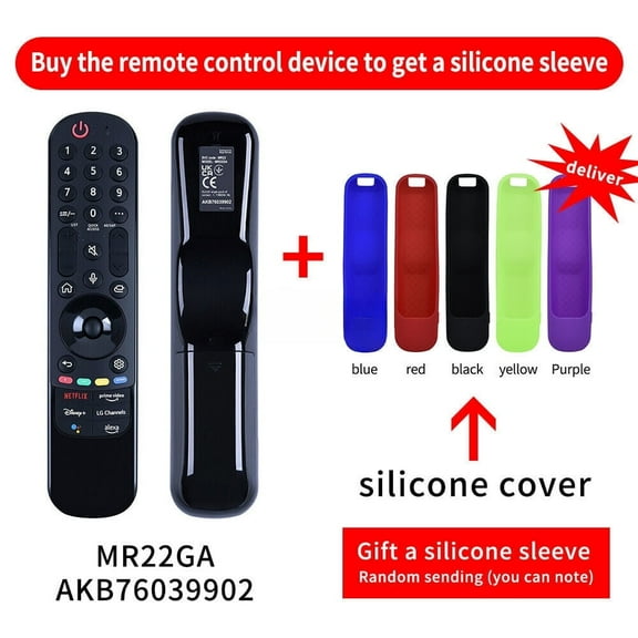 New Replacement MR22GA AKB76039902 For LG 2021 TV Voice Magic Remote With Cover