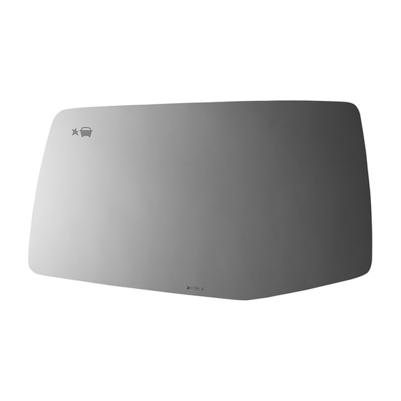 New Replacement Mirror Glass for 2019-2020 Chevrolet Silverado 1500 Flat Driver Side W/O Baking Plate