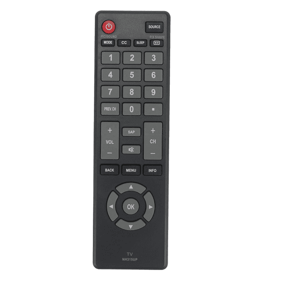 New Replacement NH315UP Sanyo TV Remote Control for Sanyo LED TV HDTV NH316UD NH316UP FW32D06F FW40D06F FW40D36F FW40D36F FW43D25F FW50D36F FW55D25F FW32D06FB FW40D06FB FW40D36FB FW43D25FB FW50D36FB