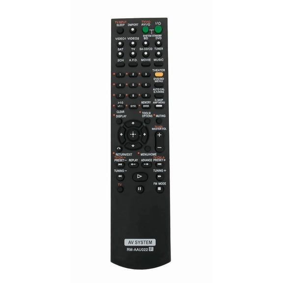 New Replacement RM-AAU022 Replace Remote Compatible with HT-SF2300 HT-SS2300 HTSF2300 SS-SRP23S SS-CNP23 SS-MSP23S SS-SRP23F SS-MSP23F Blu-ray Disc