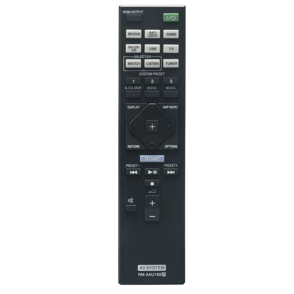 New Replacement RM-AAU189 For AV System Remote Control STR-DN850 STRDN1050