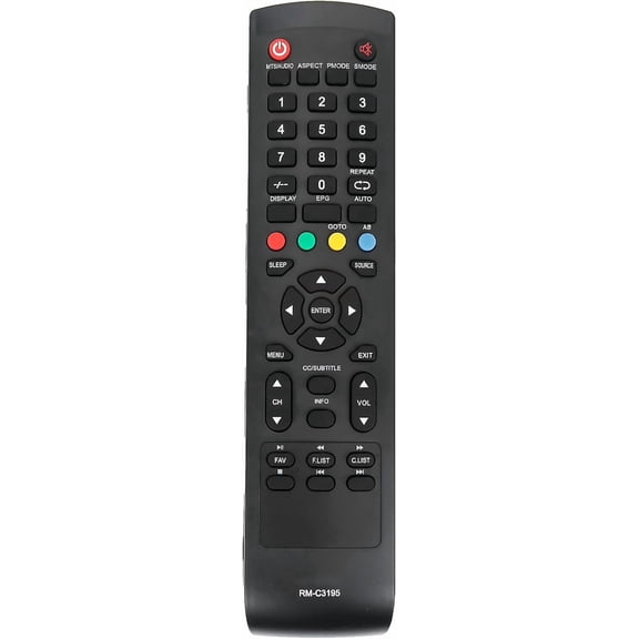 New Replacement RM-C3195 Remote Control Compatible with JVC Smart RM-C3195 RMC3195 LCD LED HDTV TV LT-32N355 LT-50N550A