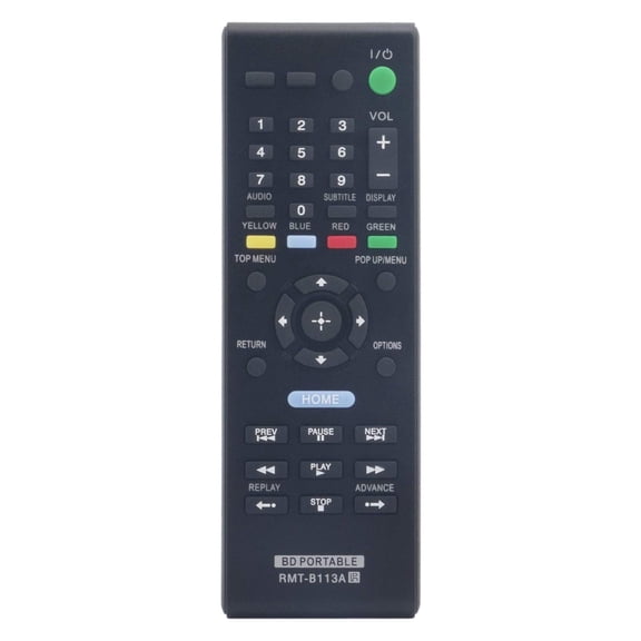 New Replacement RMT-B113A Remote Control Compatible with Blu-ray DVD BDP-SX1000 BDPSX1000 BDPSX90 BDPSX910 Player BDP-SX1 BDPSX1RMTB113A