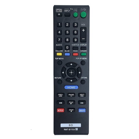 New Replacement RMT-B115A Remote Control Compatible with Blu-Ray Disc BDP-S380 BDP-S480 DVD Player BDP-S280 BDP-S580