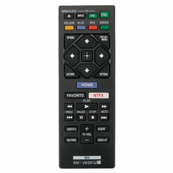 New Replacement RMT-VB201U Remote Control Compatible with 149312311 BD-BX370 BDP-S1700ES DVD BDP-S3700 BDP-S1700 UBP-X700 BDP-BX370