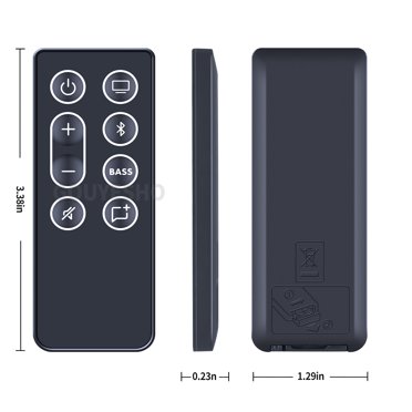 BELIFE Replacement Remote Control For Bose Solo 5, 10, 15, And TV Speakers – Soundbar Remote