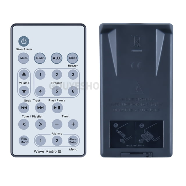 New Replacement Remote Control For Bos Wave Radio III - Walmart ...