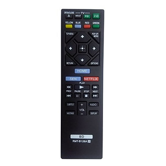 New Replacement Remote Control RMT-B126A for SONY Blu-Ray Disc DVD Player BDP-BX120 BDP-BX320 BDP-BX520 BDP-BX620 BDP-S1200 B