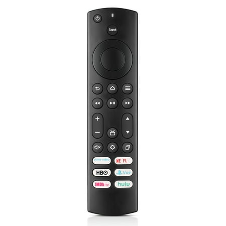 New Replacement Remote for All Toshiba Fire TVs and Insignia Fire/Smart TVs with 6 Shortcut Buttons Netflix, Prime Video, ImdbTV, Hulu and More.