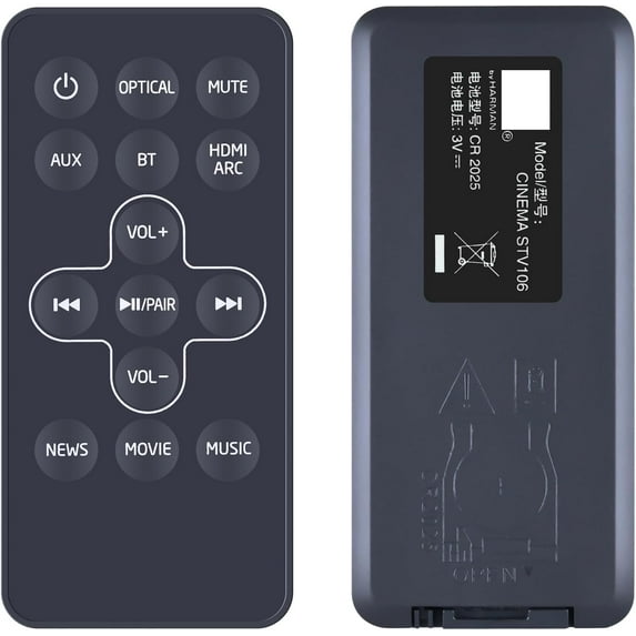 New Replacement Soundbar Remote Control Compatible for TCL Home Theater Sound Bar Alto 5 Alto 5+ Plus TS5000 TS5000-NA TS5010 TS5010-NA