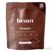 Beam Dream Sleep Powder   Calming Nighttime Cocoa with Magnesium & Apigenin, 30 Servings