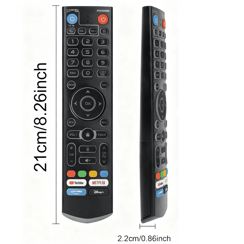 Vesee Remote New Replacement for vSee Box Backlight Voice Remote Control With USB V5 ...