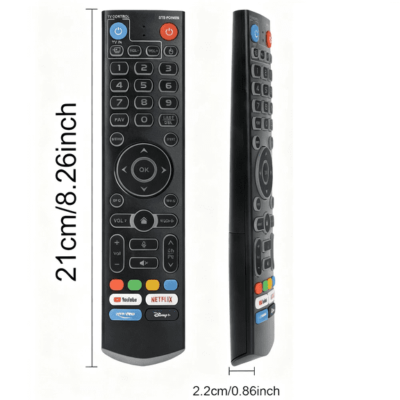 New Replacement for vSee Box Backlight Voice Remote Control With USB V5 Pro V3 Plus V3 Pro Elite
