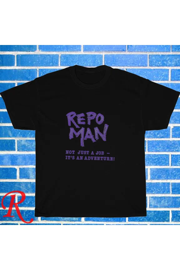 New Repo Man Movie Logo Black/Grey/Navy/White Size S-5XL Unisex T-Shirt