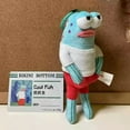 thumbnail image 1 of New Residents Of Bikini Bottom Underwater Fish Population Plush Pendant Blind Box Dolls Kawaii Action Anime Figure Toys Gift, 1 of 9
