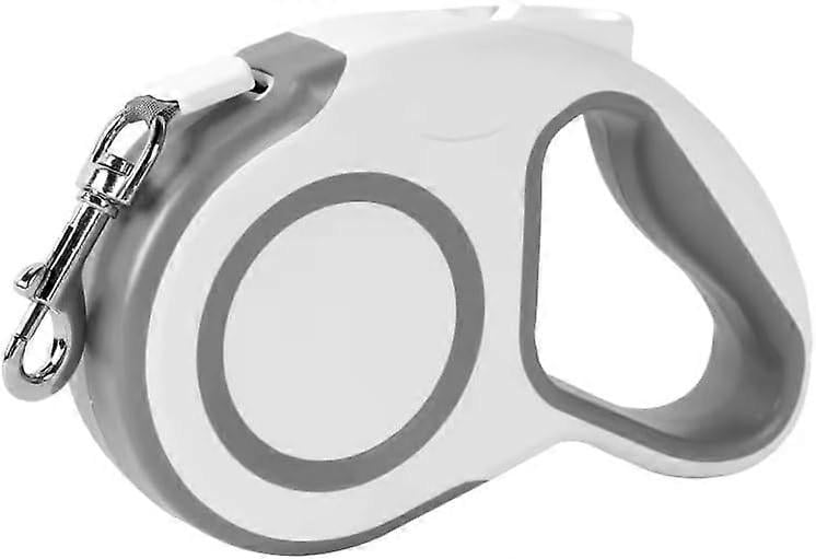 New Retractable Dog Leash Tangle Free |   16ft Strong Nylon Tape |   One Handed Braking System |   Supports up to 30 kg / 65 lb |   180 °   Non Coiling-Grey