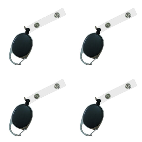 Jialinnn Retractable Reel ID Badge Lanyard Key Card Holder One Size Purple
