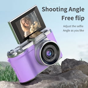 New Retro CCD Digital Camera: 1080P HD, 2.4" 180 Flip Screen for Selfies, 8X Zoom, Portable for Travel & Vlogging