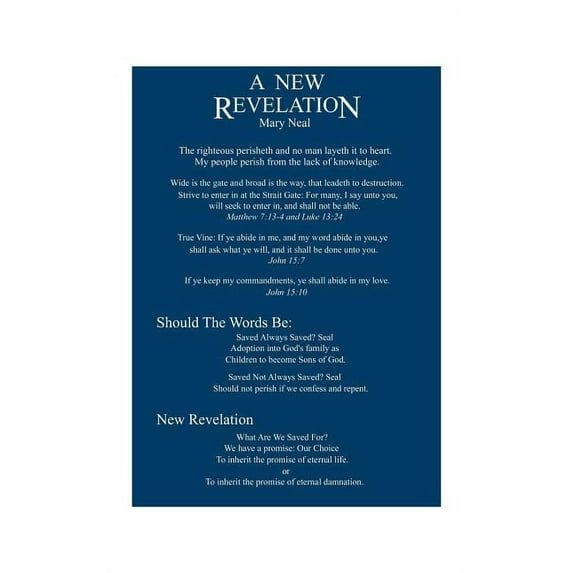 A New Revelation from God, (Paperback)