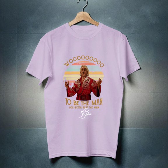 New Ric Flair Woooo To Be The Man You Gotta Beat Short Shirt CC3902