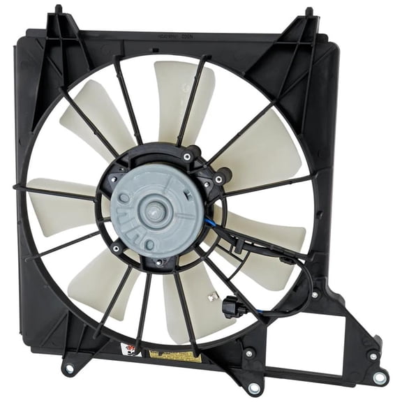 New Right Cooling Fan Assembly Compatible With Acura RLX Tech 6 Cyl 3.5L RLX Sport Hybrid SH-AWD 6 Cyl 3.5L RLX Elite 6 Cyl 3.5L 2014-2020 By AC3113119 38616R9SA01-PFM 38616R9PA01