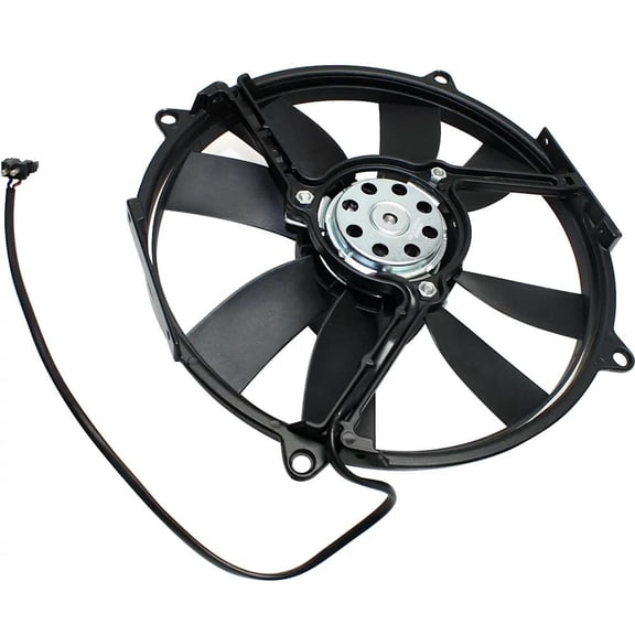 New Right Cooling Fan Assembly Compatible With Mercedes Benz C230 Kompressor 4 Cyl 2.3L C220 Base 4 Cyl 2.2L C43 AMG Base 8 Cyl 4.3L 1994-2003 By MB3115103 15001393