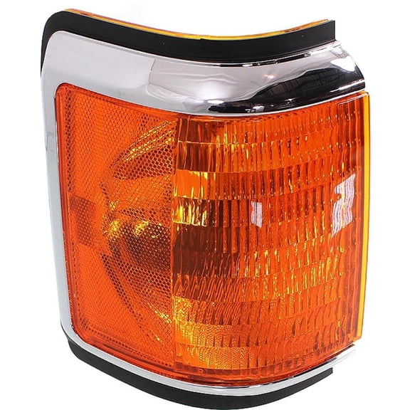 New Right Corner Light Compatible With Ford Bronco Eddie Bauer 8 Cyl 5.8L F-250 Custom 8 Cyl 7.5L F-53 Motorhome Chassis XL 8 Cyl 7.5L 1987-1991 By FO2521106 E9TZ13200E