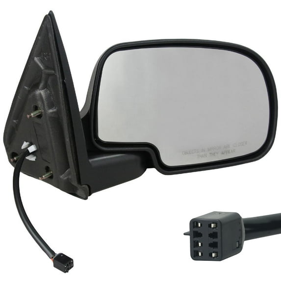 New Right Door Mirror Fits Cadillac Escalade Ext 2002-06 Power Heat 8 Head 5 Pin