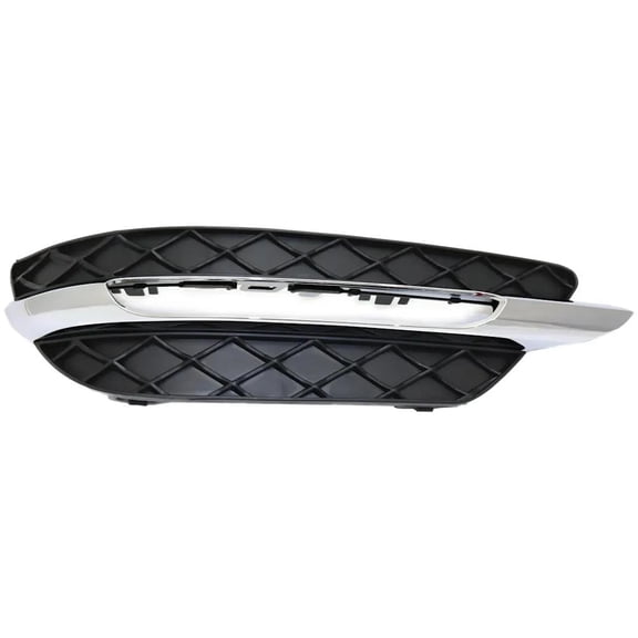 New Right Front Fog Light Trim Compatible With Mercedes Benz C250 Sport 4 Cyl 1.8L C300 4Matic Sport 6 Cyl 3.5L C300 4Matic Sport 6 Cyl 3.0L 2012-2014 By MB1039117 2048803324