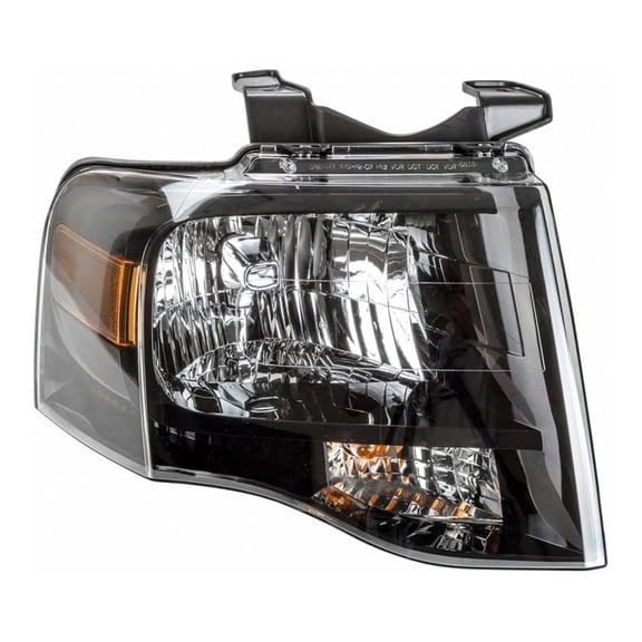 New Right Headlight Compatible with Ford Expedition 2007-2010 EL XLT Eddie Bauer Limited King Ranch 2014 SSV Sport Utility 4-Door 5.4L Triton 3V V8 Black Housing 7L1Z 13008 CB FO2503227