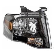 New Right Headlight Compatible with Ford Expedition 2007-2010 EL XLT Eddie Bauer Limited King Ranch 2014 SSV Sport Utility 4-Door 5.4L Triton 3V V8 Black Housing 7L1Z 13008 CB FO2503227