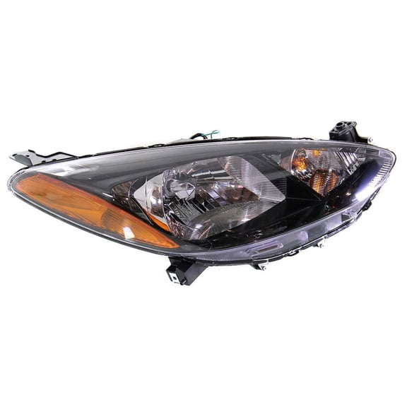 New Right Halogen Headlight Compatible With Mazda 2 Touring Hatchback 4 Door 1.5L 2011 2012 2013 2014 By Part Number Ma2519144