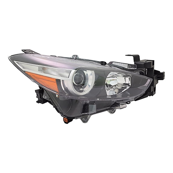 New Right Halogen Headlight Compatible With Mazda 3 I Sedan 4 Door 2.0L 2017 2018 By Part Number Babf-51-0K0D