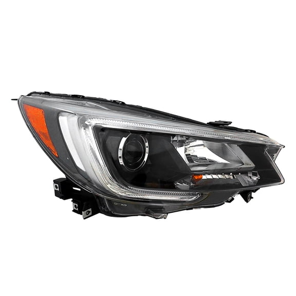 Right Passenger Headlight Compatible with 2018-2019 Subaru Legacy 2.5i Outback 2.5i 2.5L FB25D Boxer I4 175HP AWD H11 Low Beam HB3 High Beam 7444NA Signal 84001AL10A SU2503162