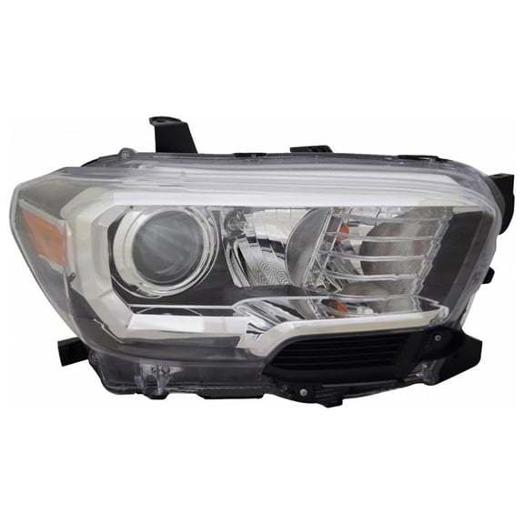 New Right Halogen Headlight Compatible With Toyota Tacoma Trd Pro Crew Cab Pickup 3.5L 2018 By Part Number To2503266